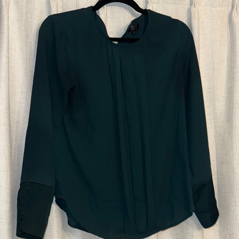 Elegant Dark Green Women's Top